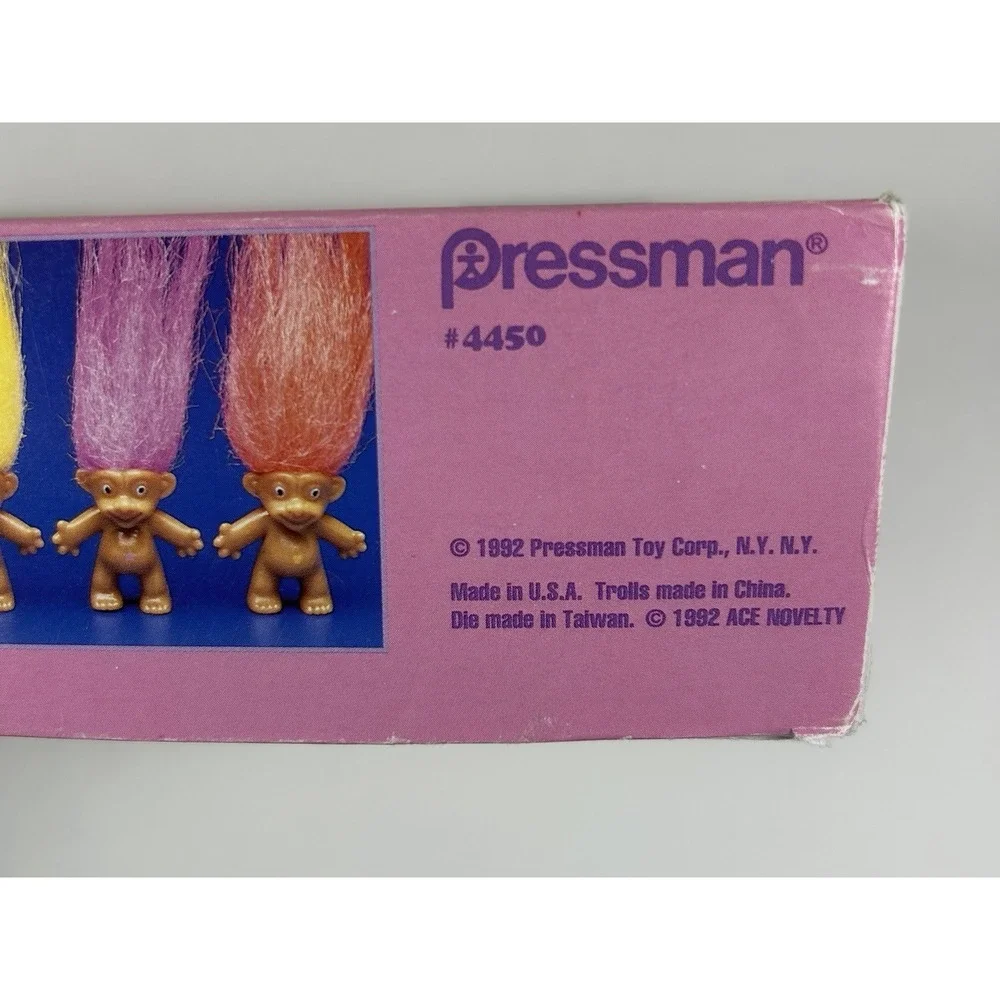 Vintage 1992 Pressman TREASURE TROLLS Wishstone Gems Kids Board Game COMPLETE